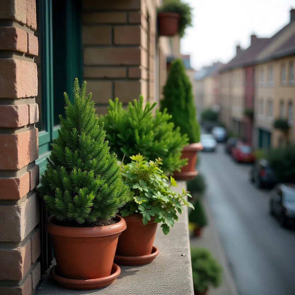 Natural photography of cold-resistant plants